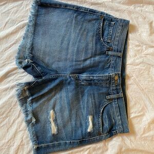 3 for $25 Denim Blue Distressed Women's Shorts - Medium
